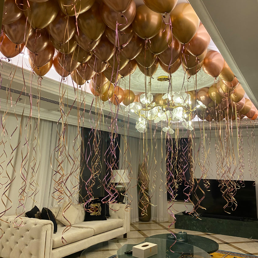 Special Birthday 100 Ceiling Balloons