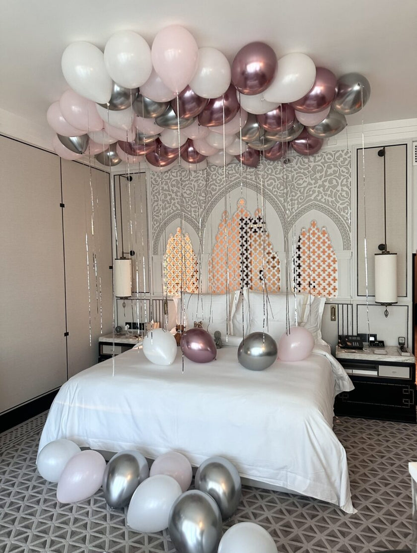 50 Ceilling Balloons + 50 Floor Balloons