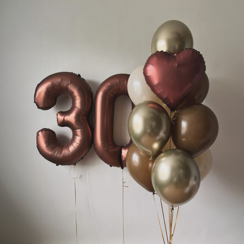 Balloon Bouquet + Giant Numbers