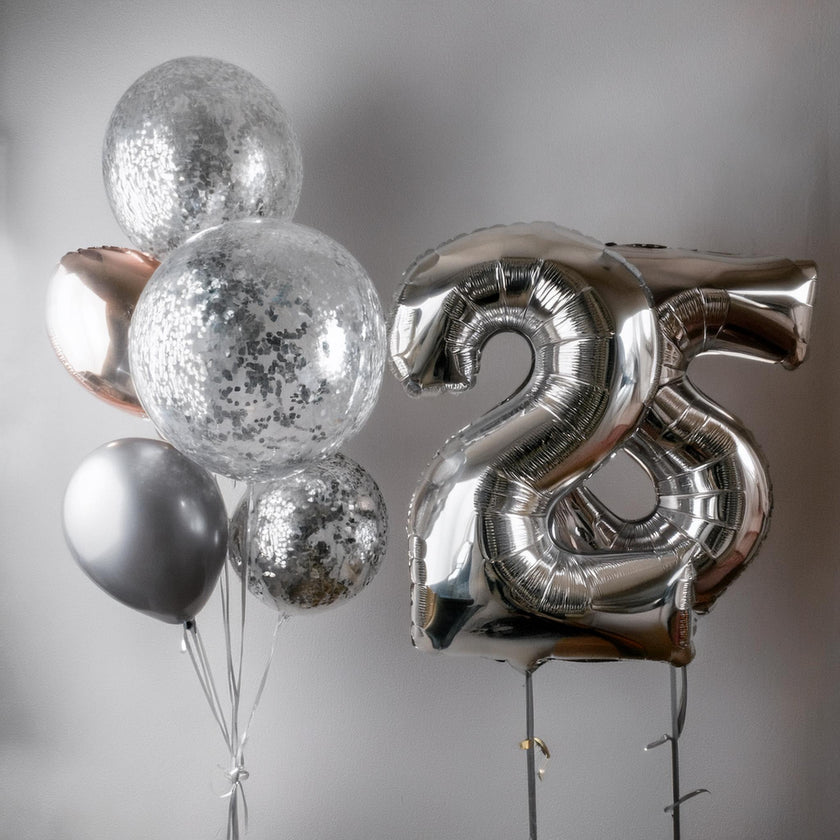 Balloon Bouquet + Giant Numbers