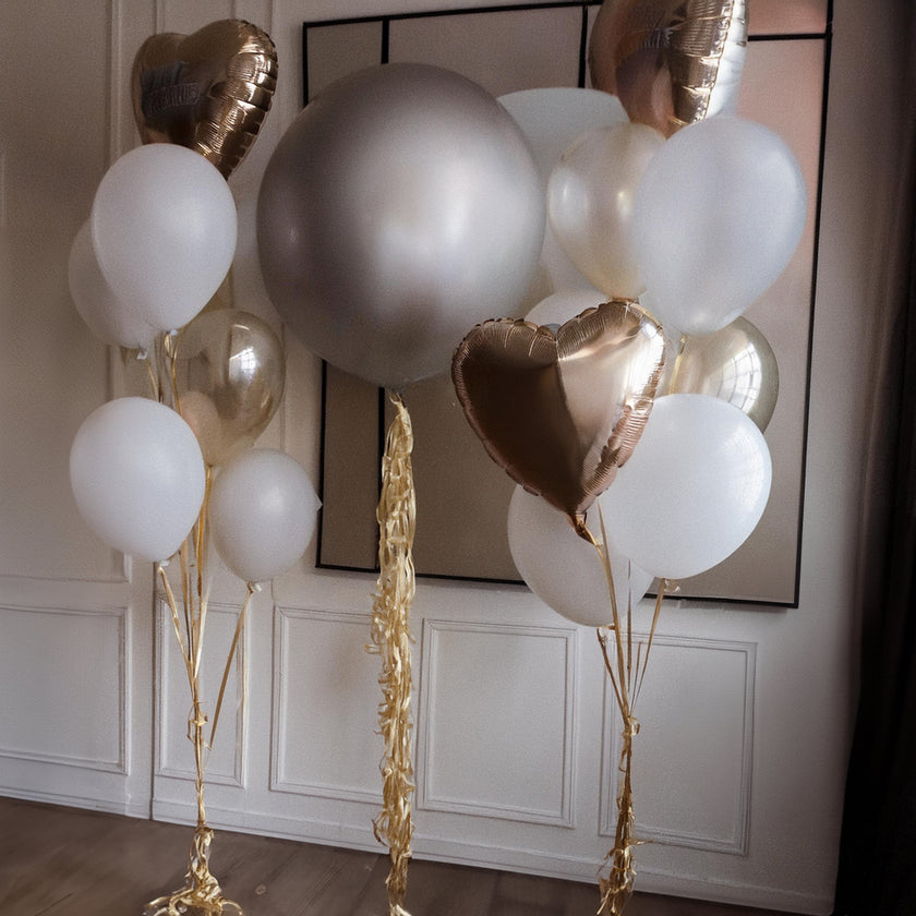 2 Balloon Bouquets + Giant Custom Balloon