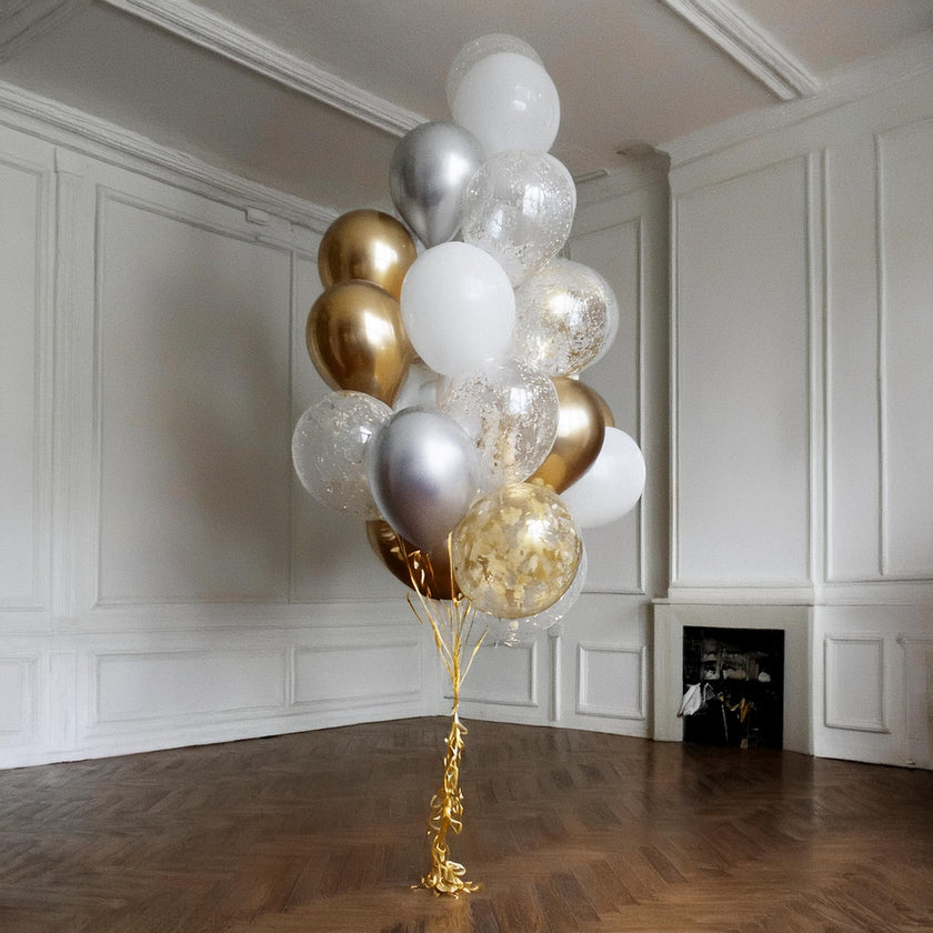 12 Helium Balloons Bouquet