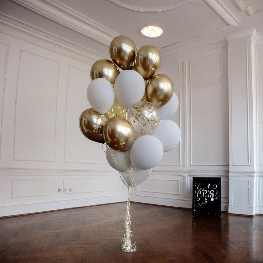 12 Helium Balloons Bouquet
